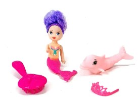 Muñeca sirena grande con sirenita BETTY